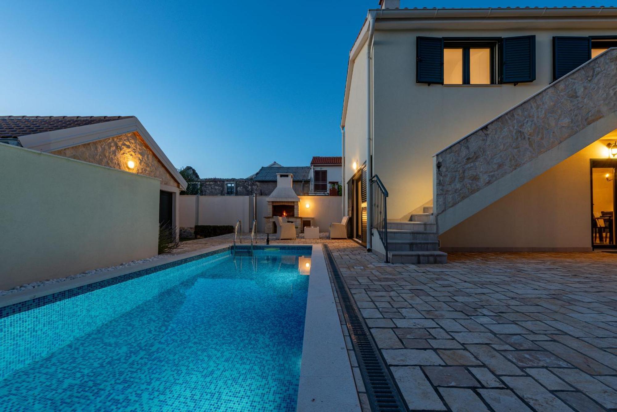Villa Ivo Zadarvillas Виньерац Экстерьер фото