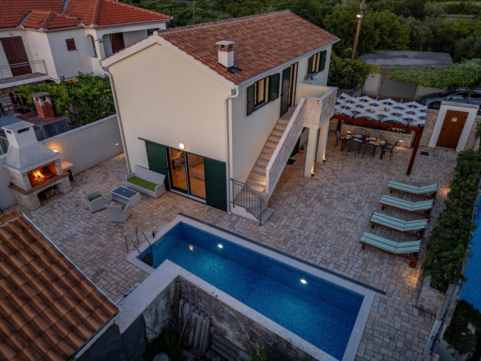 Villa Ivo Zadarvillas Виньерац Экстерьер фото