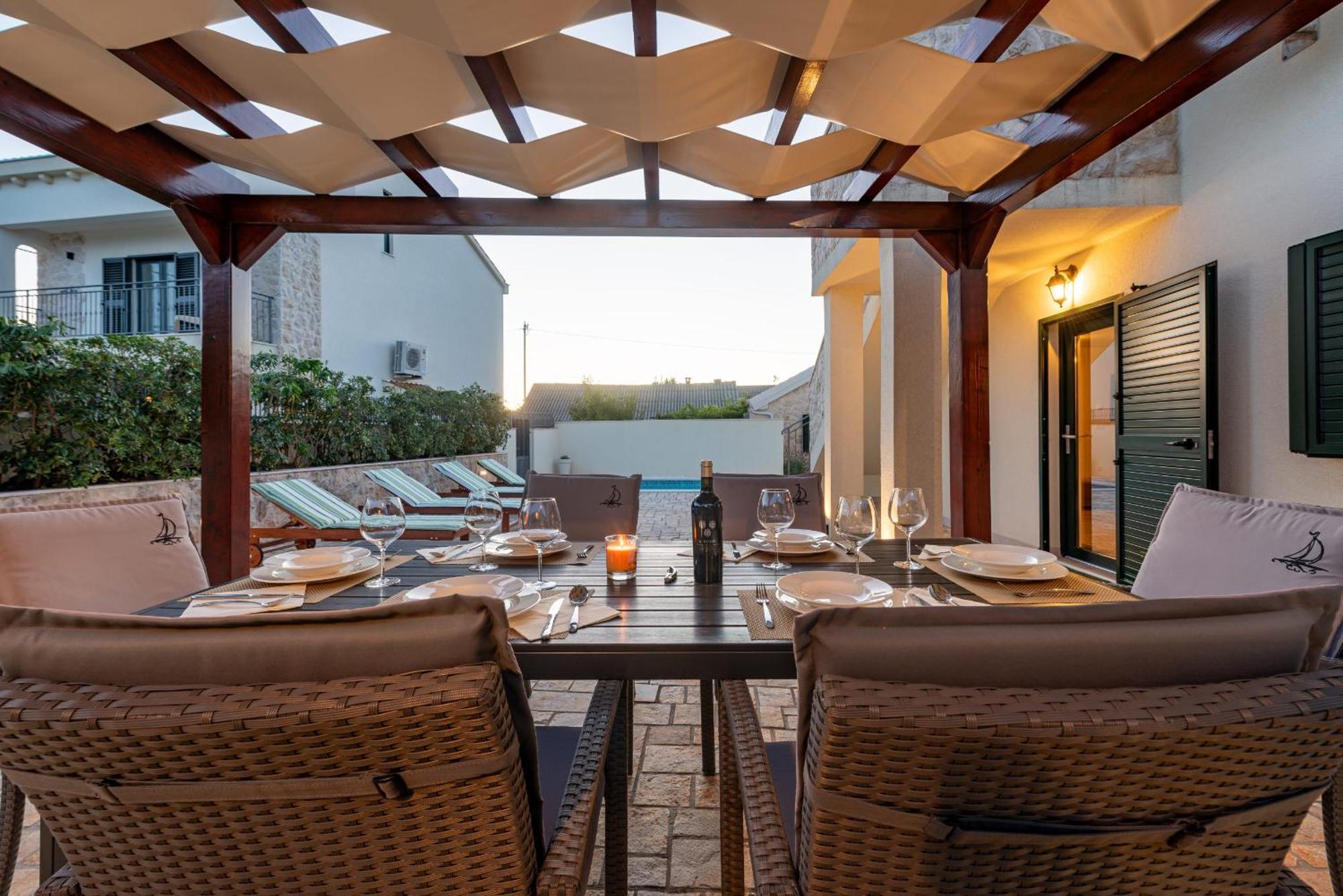 Villa Ivo Zadarvillas Виньерац Экстерьер фото